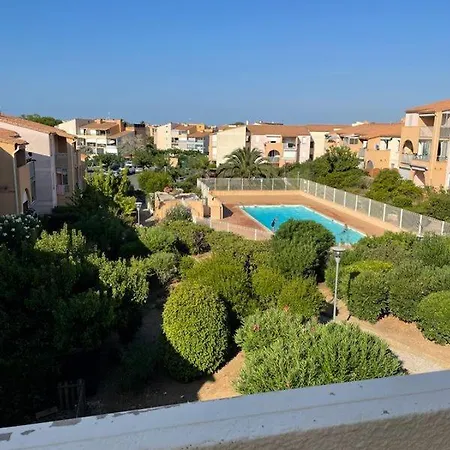 Apartmán Les Raisins D'or 4 Pers 1 Ch Piscine Parking Agde
